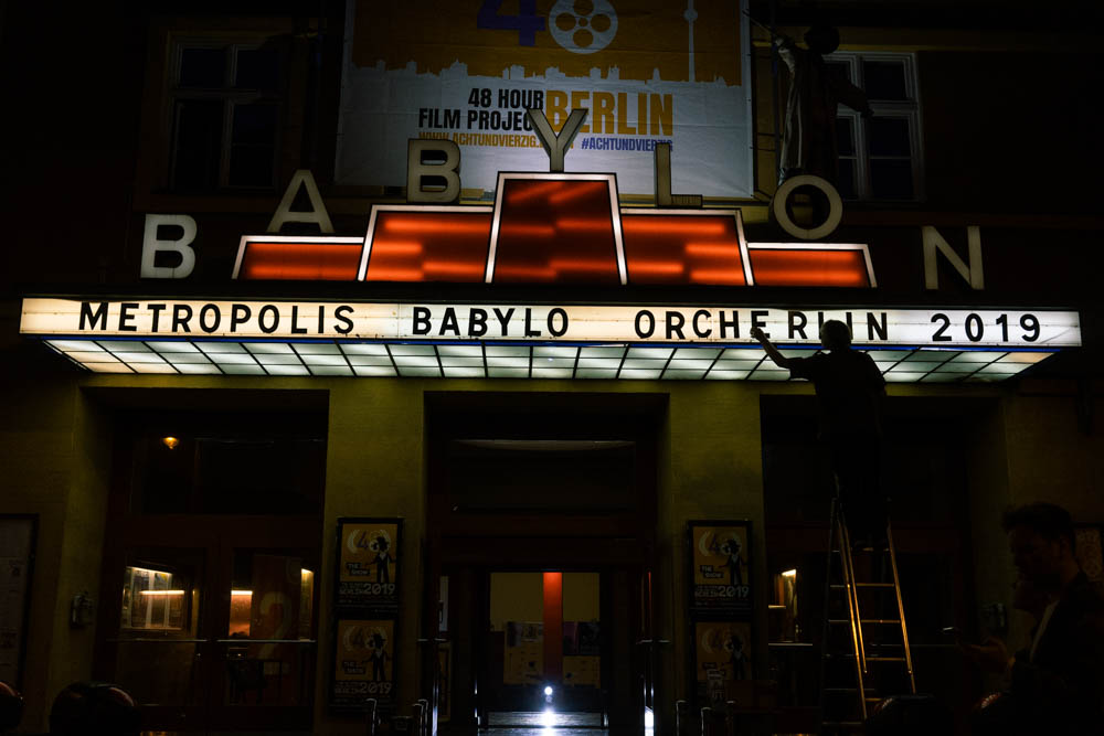 Babylon Berlin at night